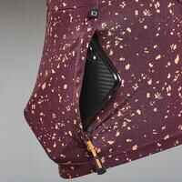 Women's Short-Sleeved Mountain Bike Jersey EXPL 500 - Burgundy