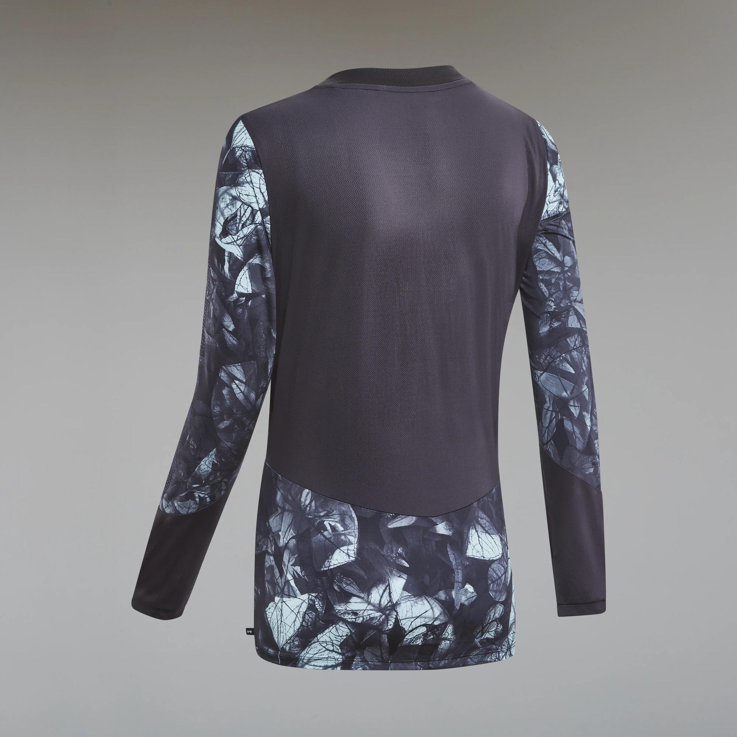 CAMISOLA DE BTT MULHER EXPL 500 PRETO/VERDE 15/15
