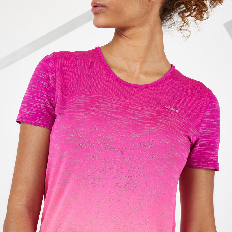 Dámské běžecké prodyšné tričko Care růžové