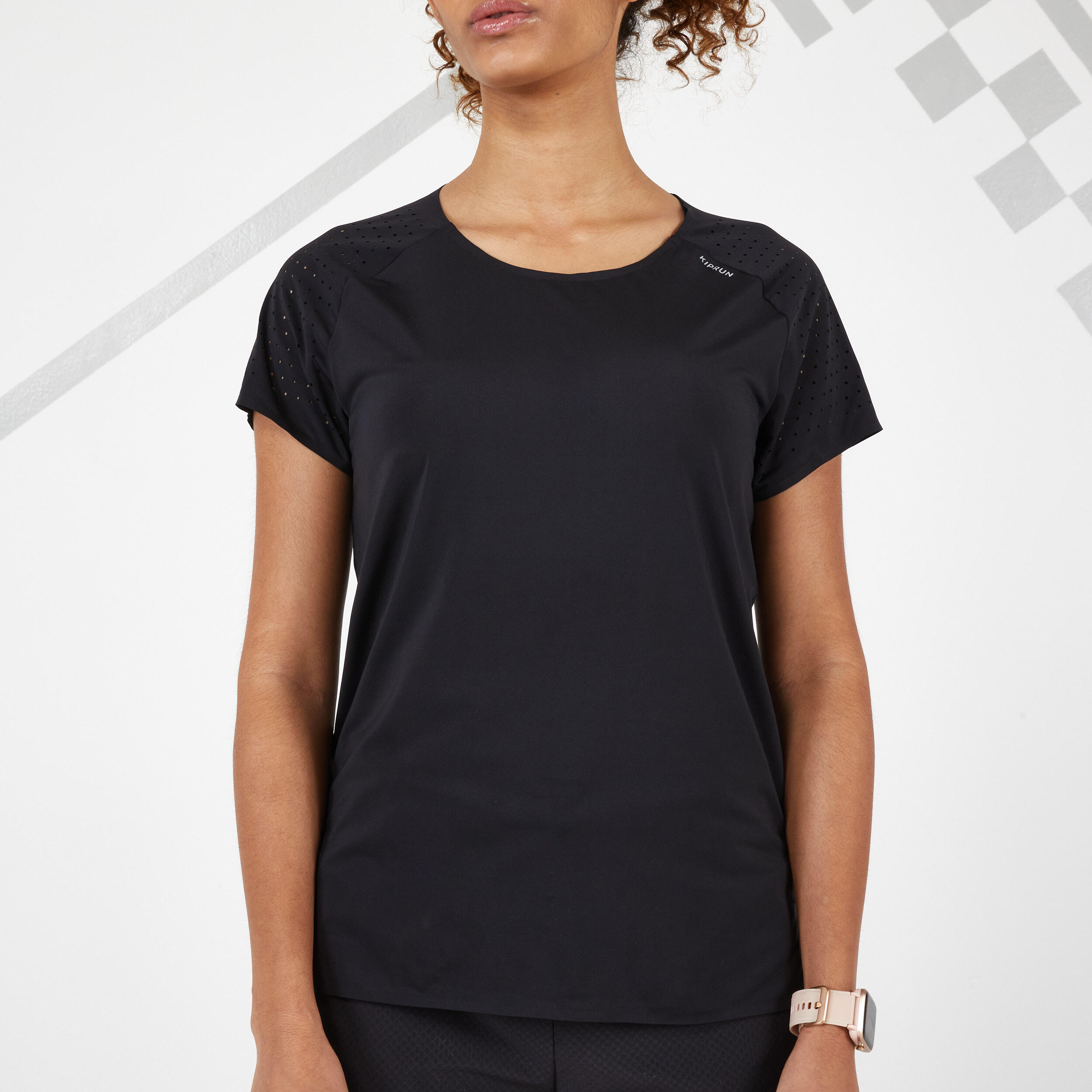 Women's Ultra Lightweight Running T-Shirt - Black