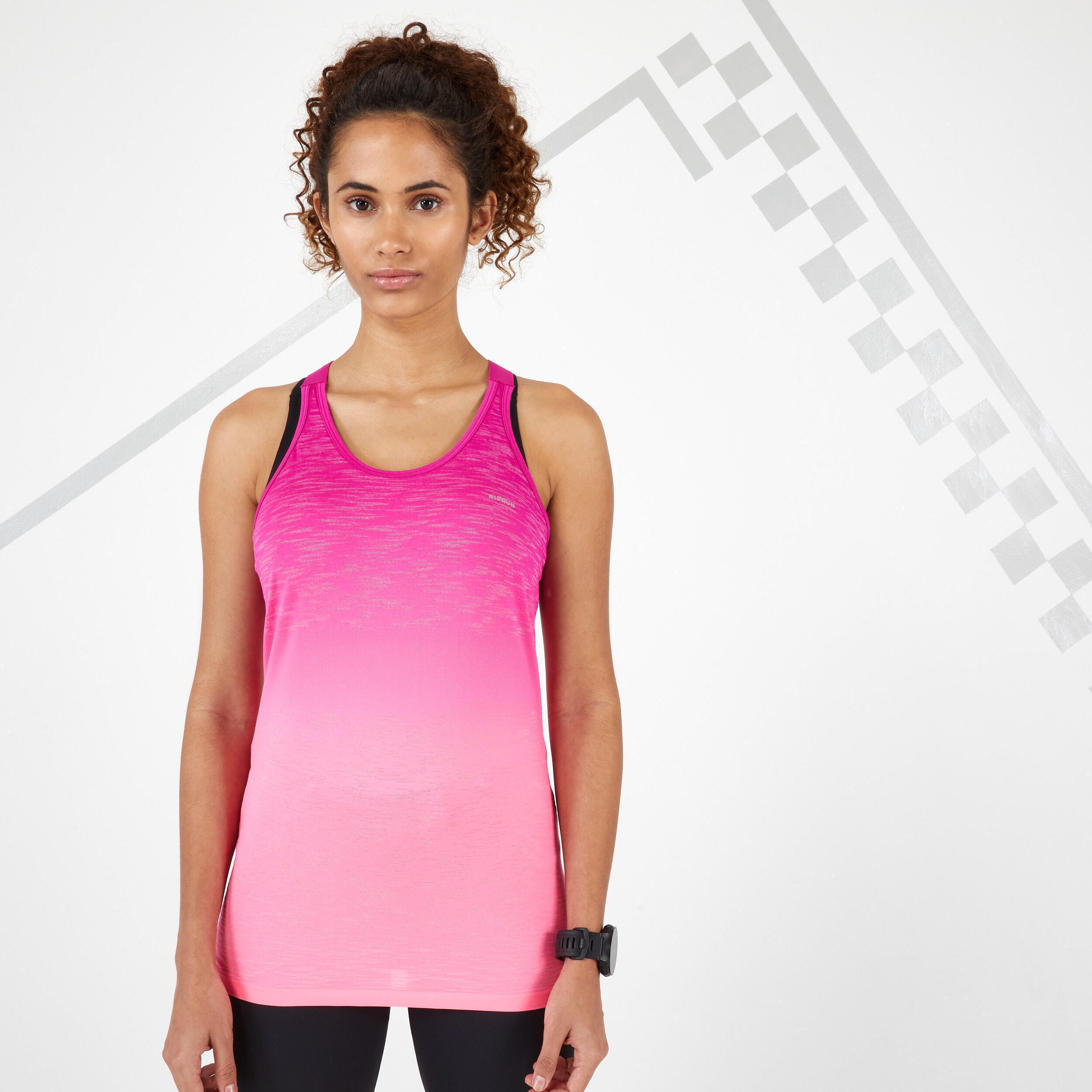 KIPRUN KIPRUN CARE WOMEN'S BREATHABLE RUNNING TANK TOP - PINK