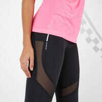 Leggings mallas running largas Mujer Kiprun support negro