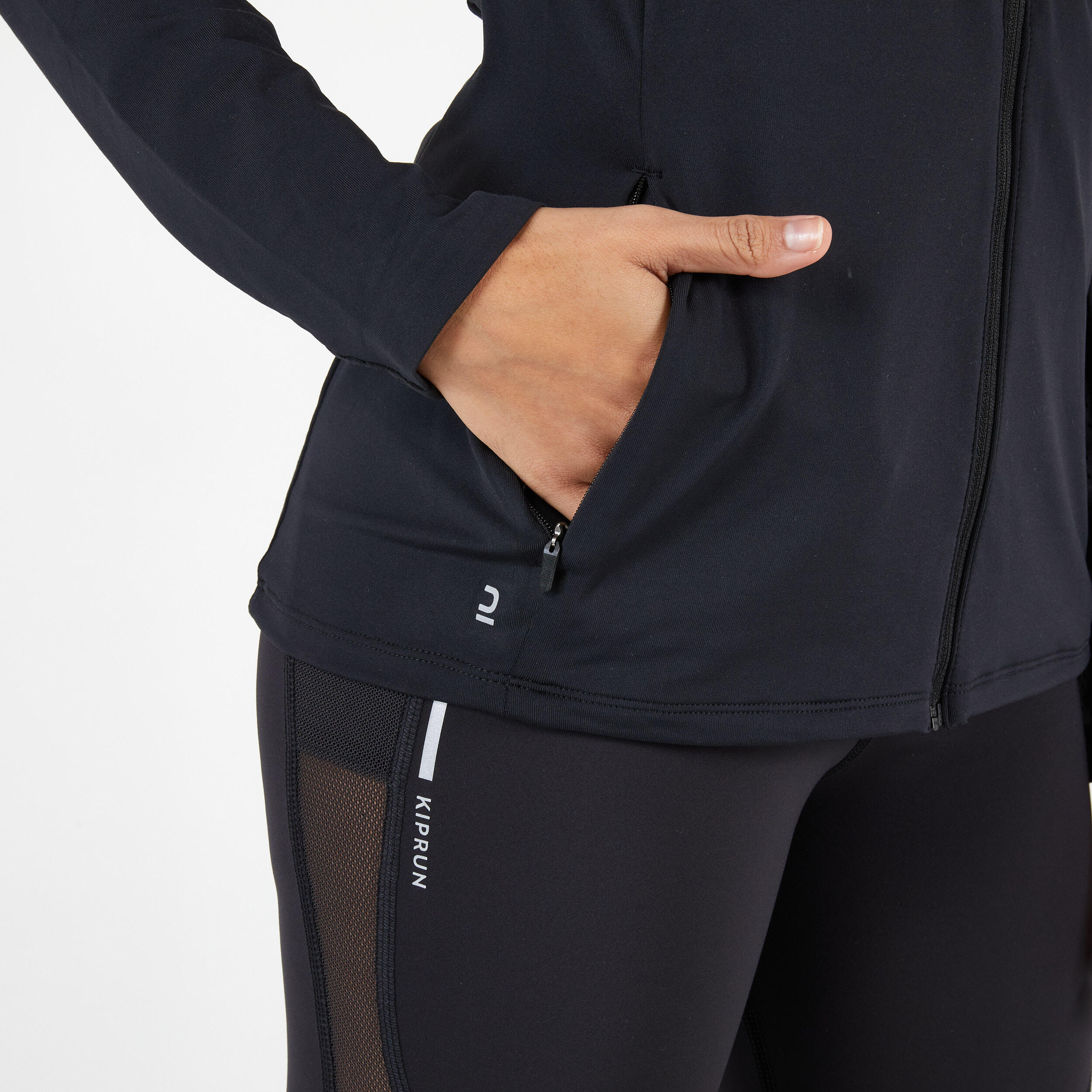 Women's Running Breathable Jacket - black 8/11