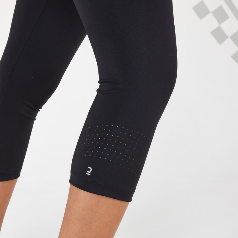 CORSARIO RUNNING MUJER - KIPRUN SUPPORT NEGRO