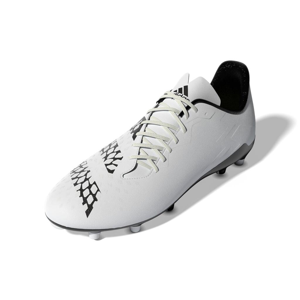 Men's/Women's Dry Pitch Moulded Rugby Boots Malice FG - White