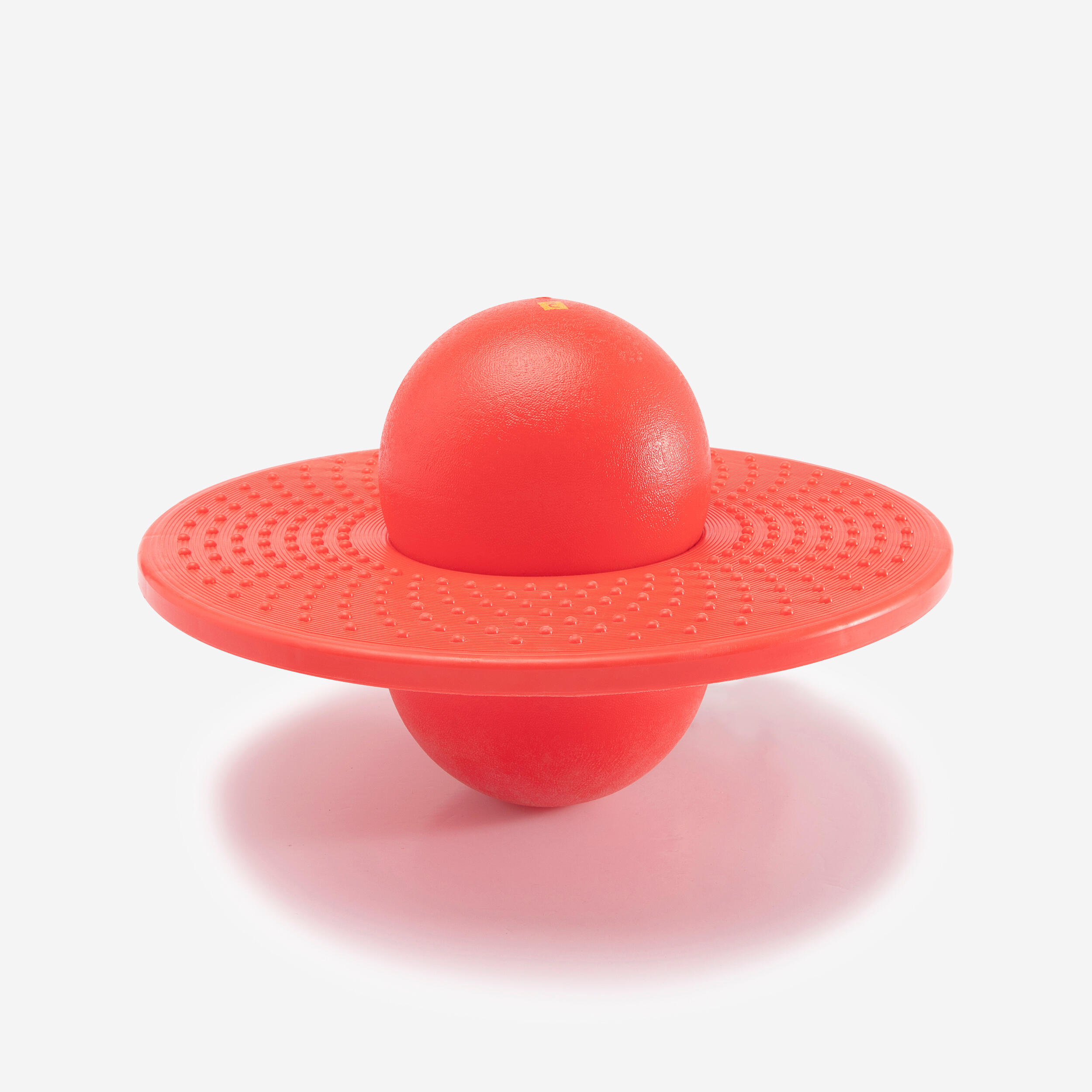 Minge echilibru roșu (pogo ball) + pompă de umflare decathlon.ro  Accesorii Pilates