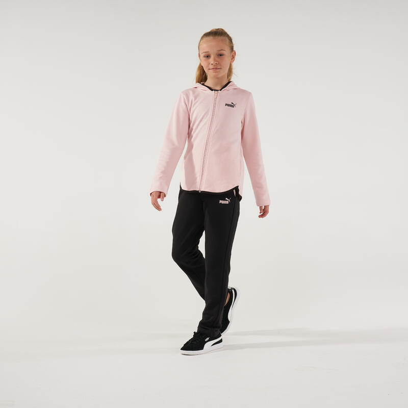 Pantalon de jogging enfant - noir avec imprimé PUMA