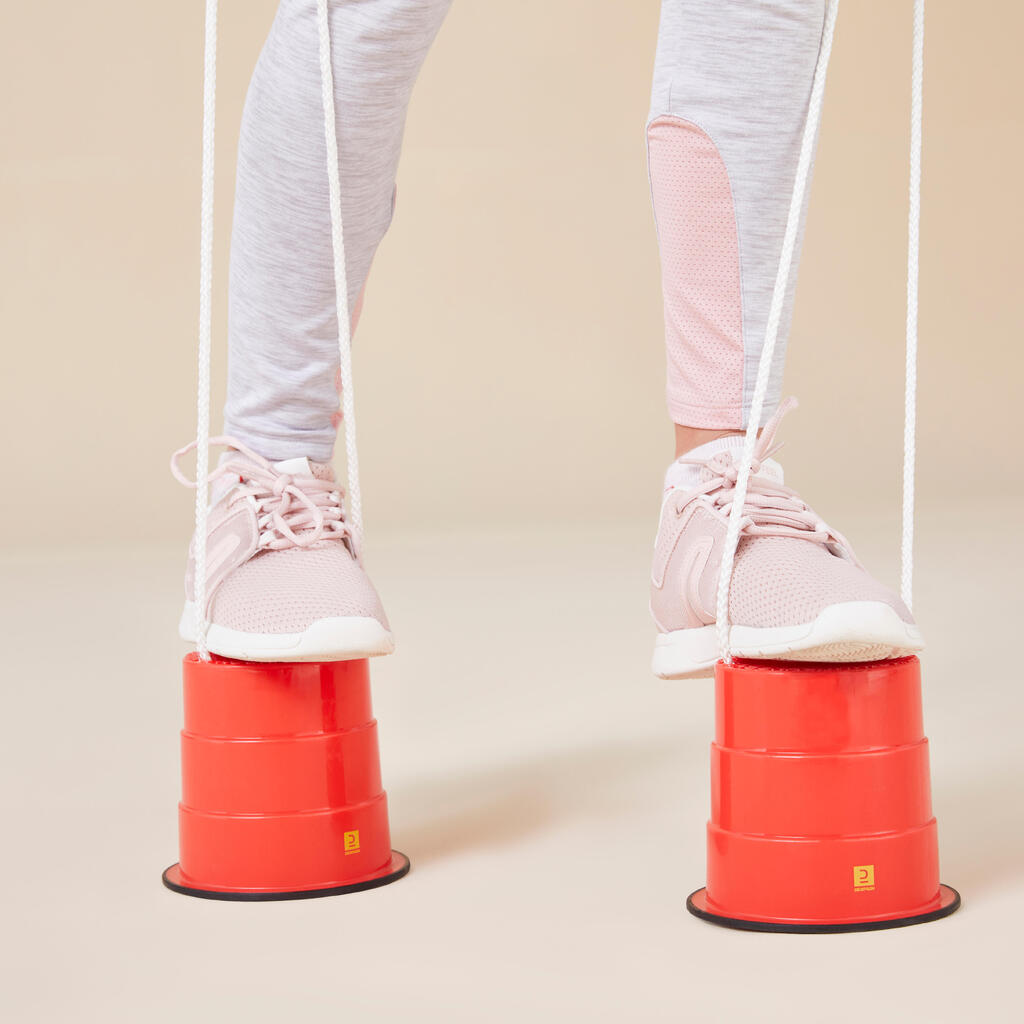 Kids' Bucket Stilts with Non-Slip Pads