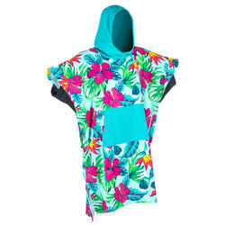 ADULT SURF PONCHO 500 Print - Bora