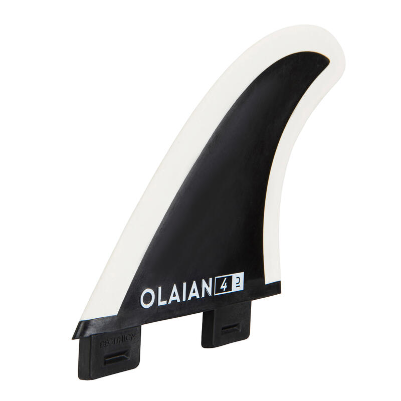 2 ailerons soft edge side pour Longboard . Fixation FCS 1 fusion