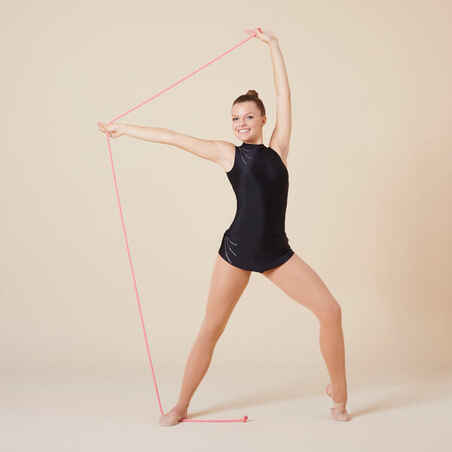 Rhythmic Gymnastics (GR) Ball 16.5 cm - Sequinned Pink - Decathlon