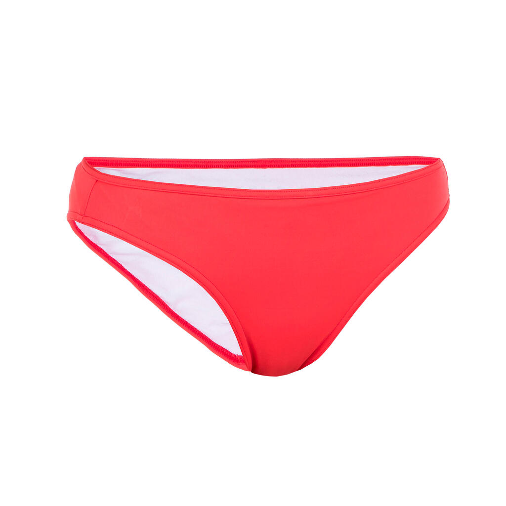 Bas de maillot de bain de surf forme culotte  classique NINA ROUGE