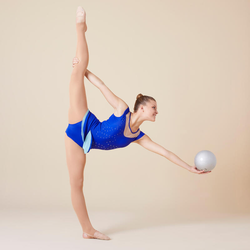 Collants de Gymnastique Rythmique avec étriers Enfant chair