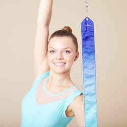Rhythmic Gymnastics (RG) Ribbon 6m - Blue/Turquoise