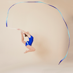 Ruban de Gymnastique Rythmique (GR) de 6 mètres Bleu/Turquoise pour les  clubs et collectivités