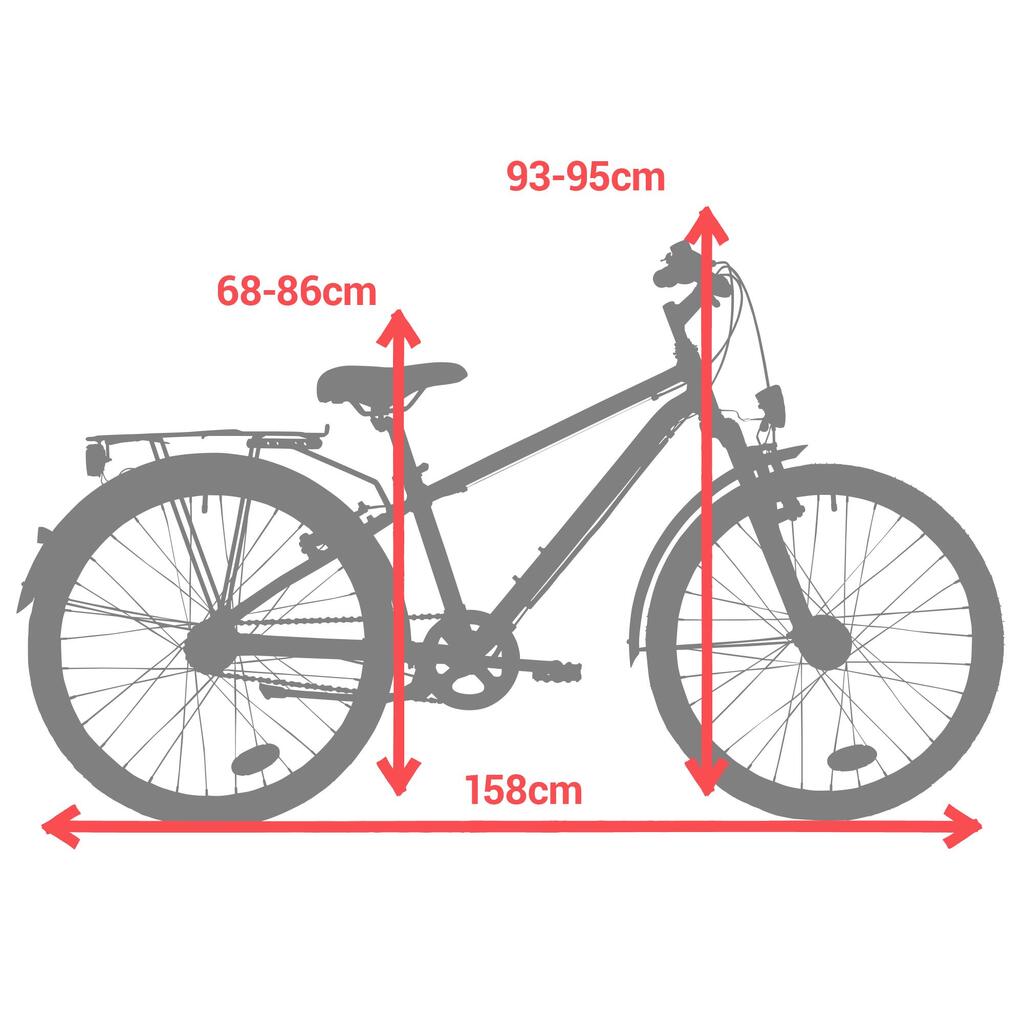 Detský mestský bicykel Hoprider 900 9-12 rokov