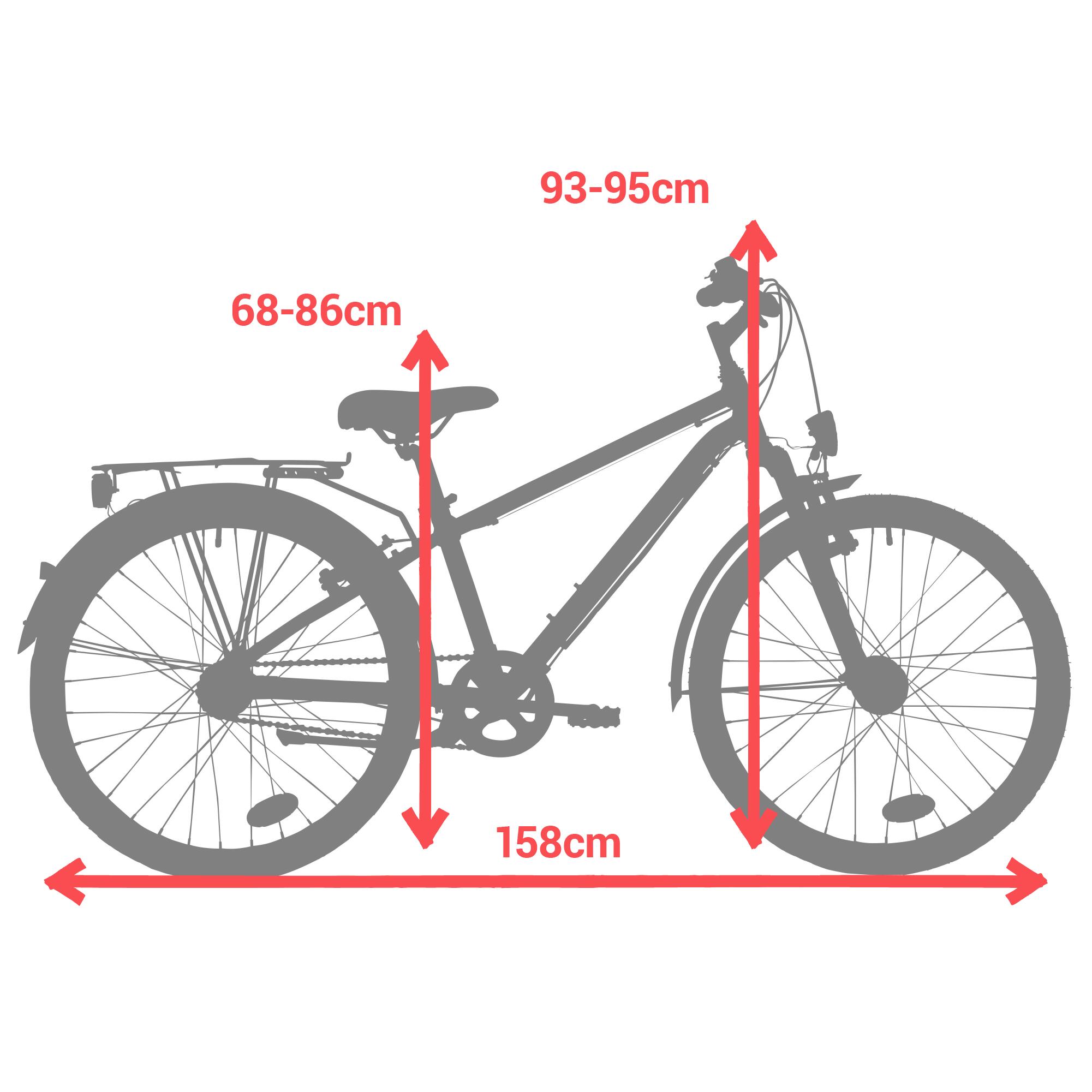 CHILDREN'S CITY BIKE HOPRIDER 900 9-12 YEARS