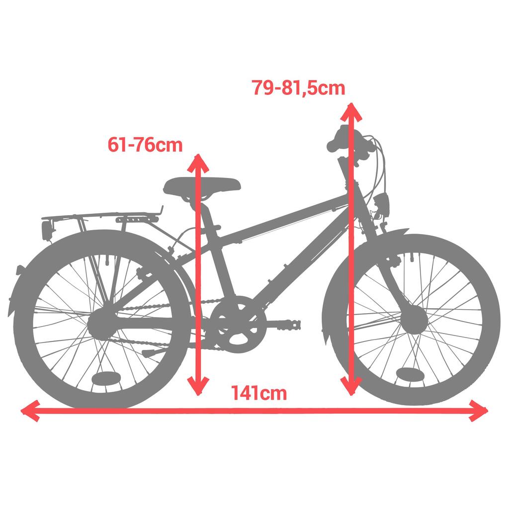 Bērnu (6–9 gadi) pilsētas velosipēds “Hoprider 900”, zils