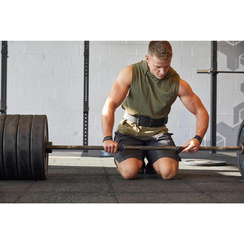 Sangle de Levage de Tirage Musculation avec protège - Poignets,  Haltérophilies, CrossFit, Fitness, Gym, Gymnastique, Poids - Femmes et  Hommes