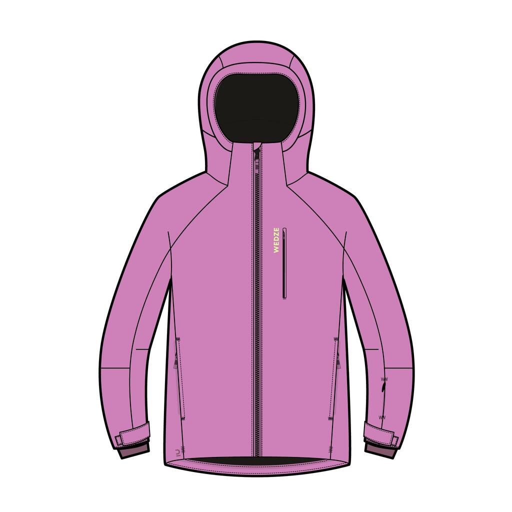 Kids’ Warm and Waterproof Ski Jacket 550 - Blue