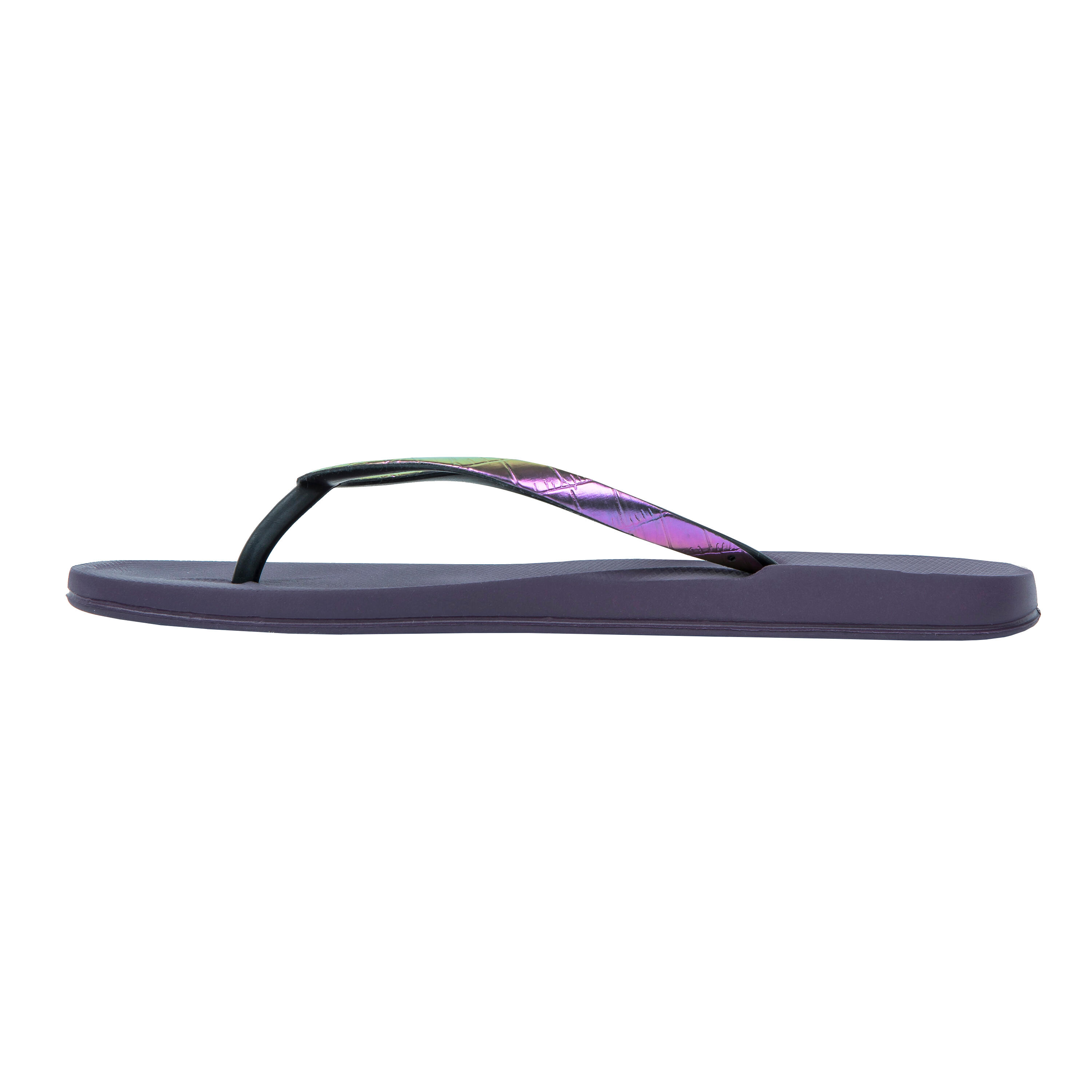 Women's Flip-Flops 500 - Purple 3/7