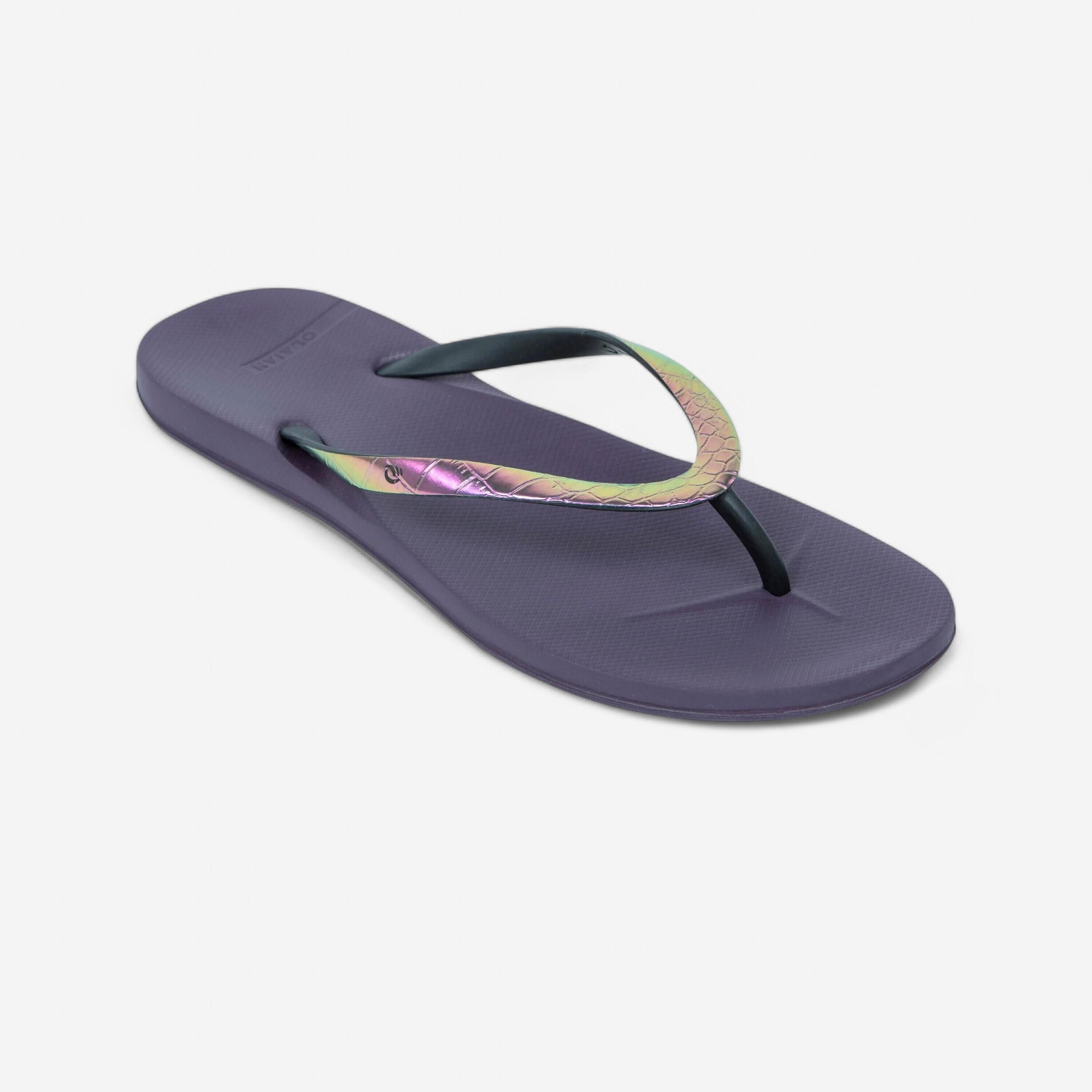 OLAIAN Women's Flip-Flops 500 - Purple