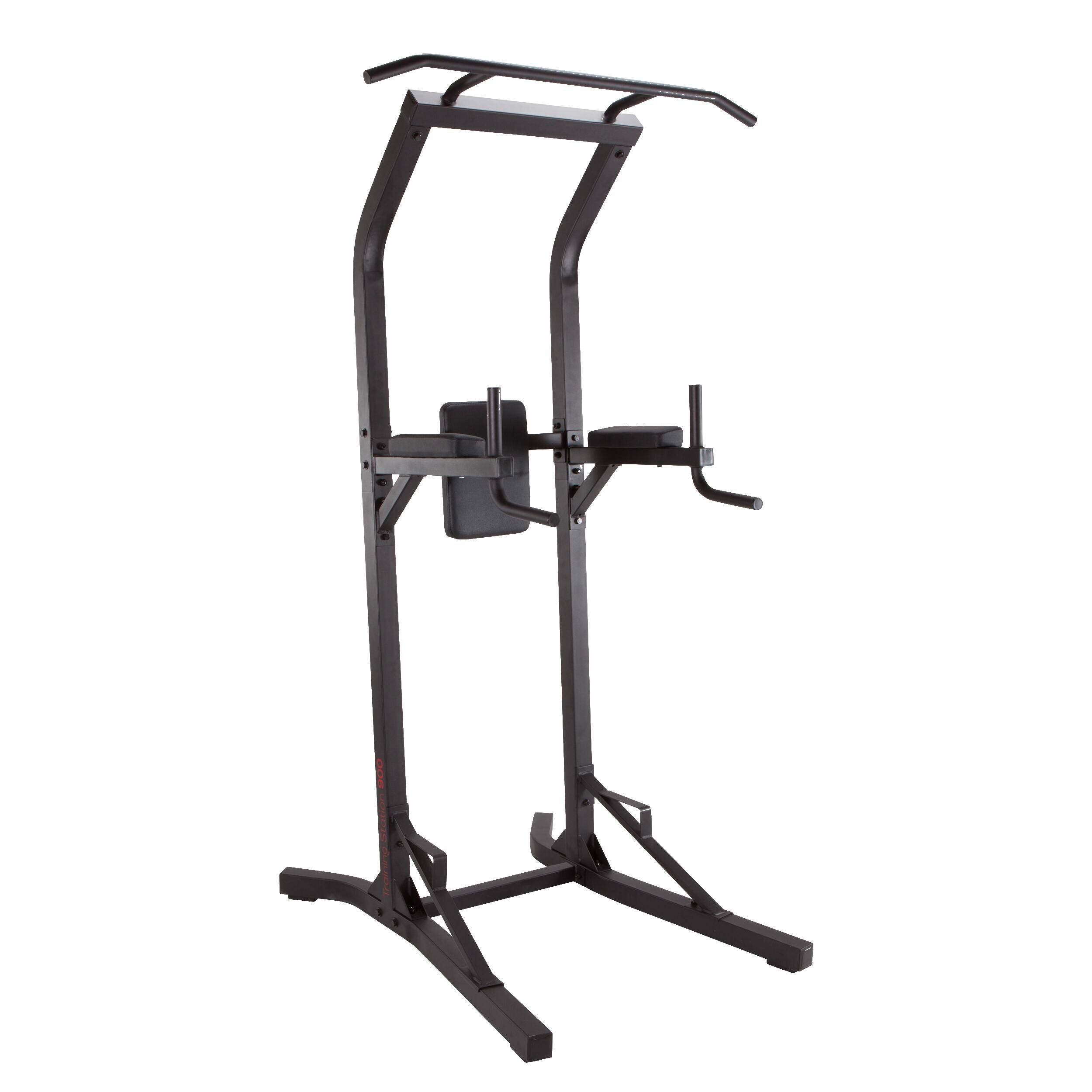 Gym Weight Training Pull Up and Dip Station Training Station 900 Black -  1