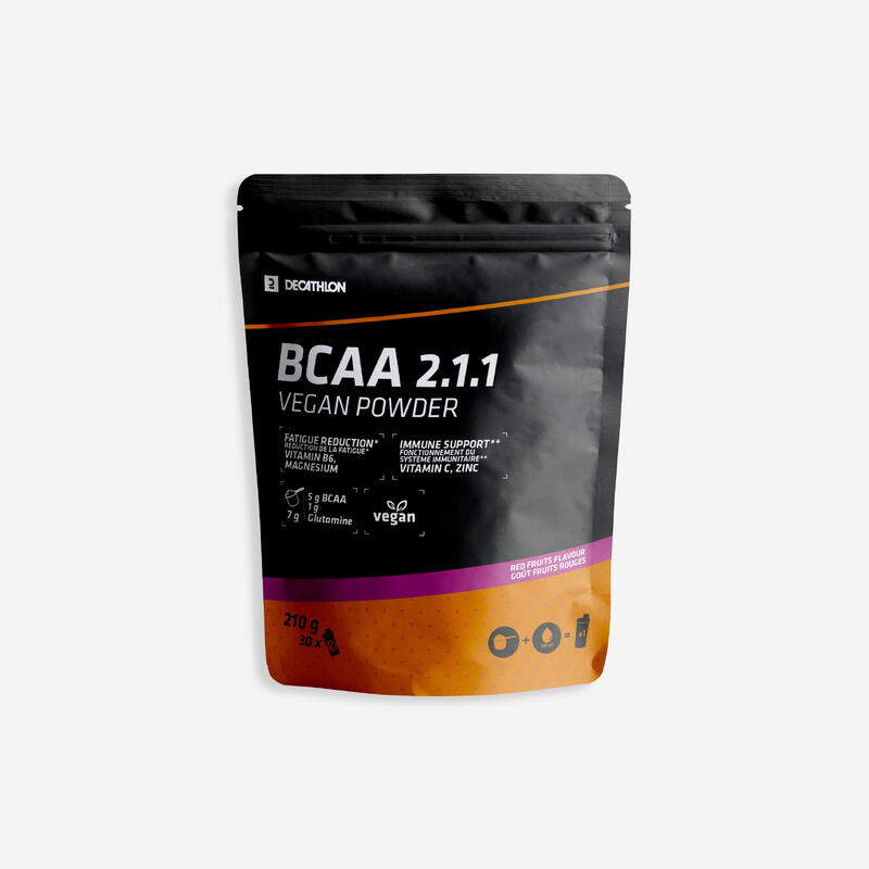 BCAA VEGAN 2.1.1 PUDRĂ CU GUST DE FRUCTE ROȘII 