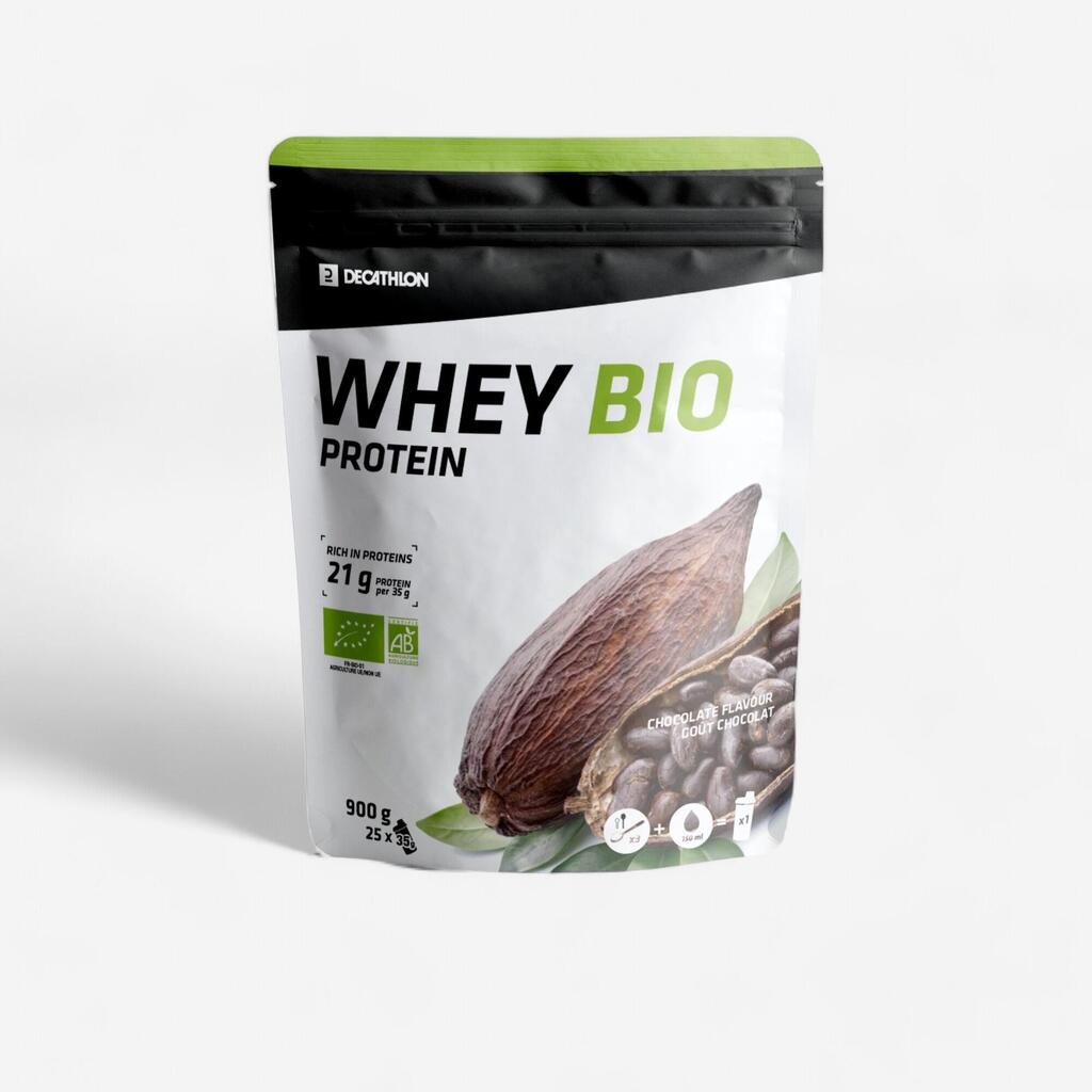 Bioloģiskais sūkalu proteīns, 900 g, šokolādes