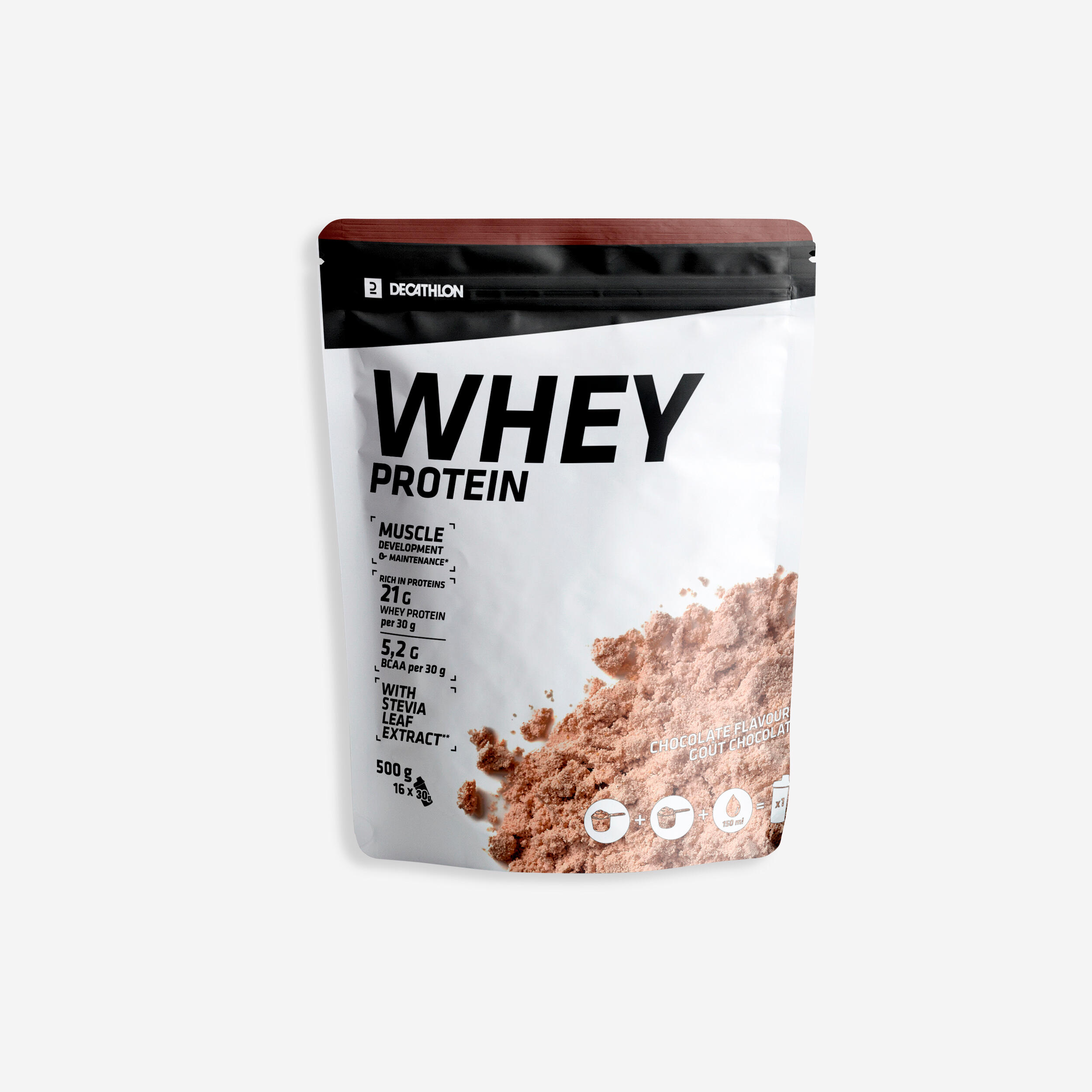 Proteină Whey Ciocolată 500 g decathlon.ro  Proteine si suplimente Alimentare