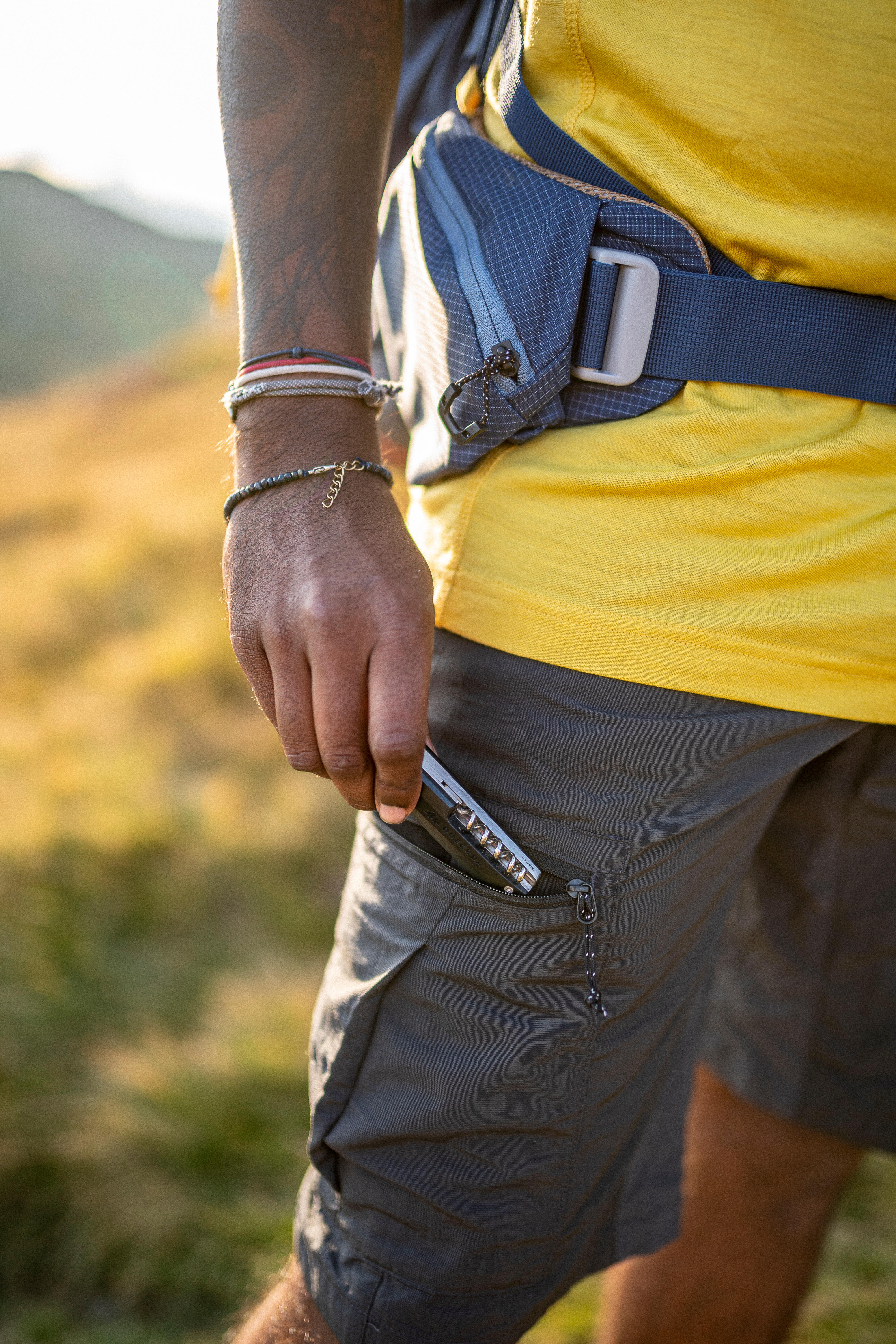 Men's Hiking Shorts - MT 500  - FORCLAZ