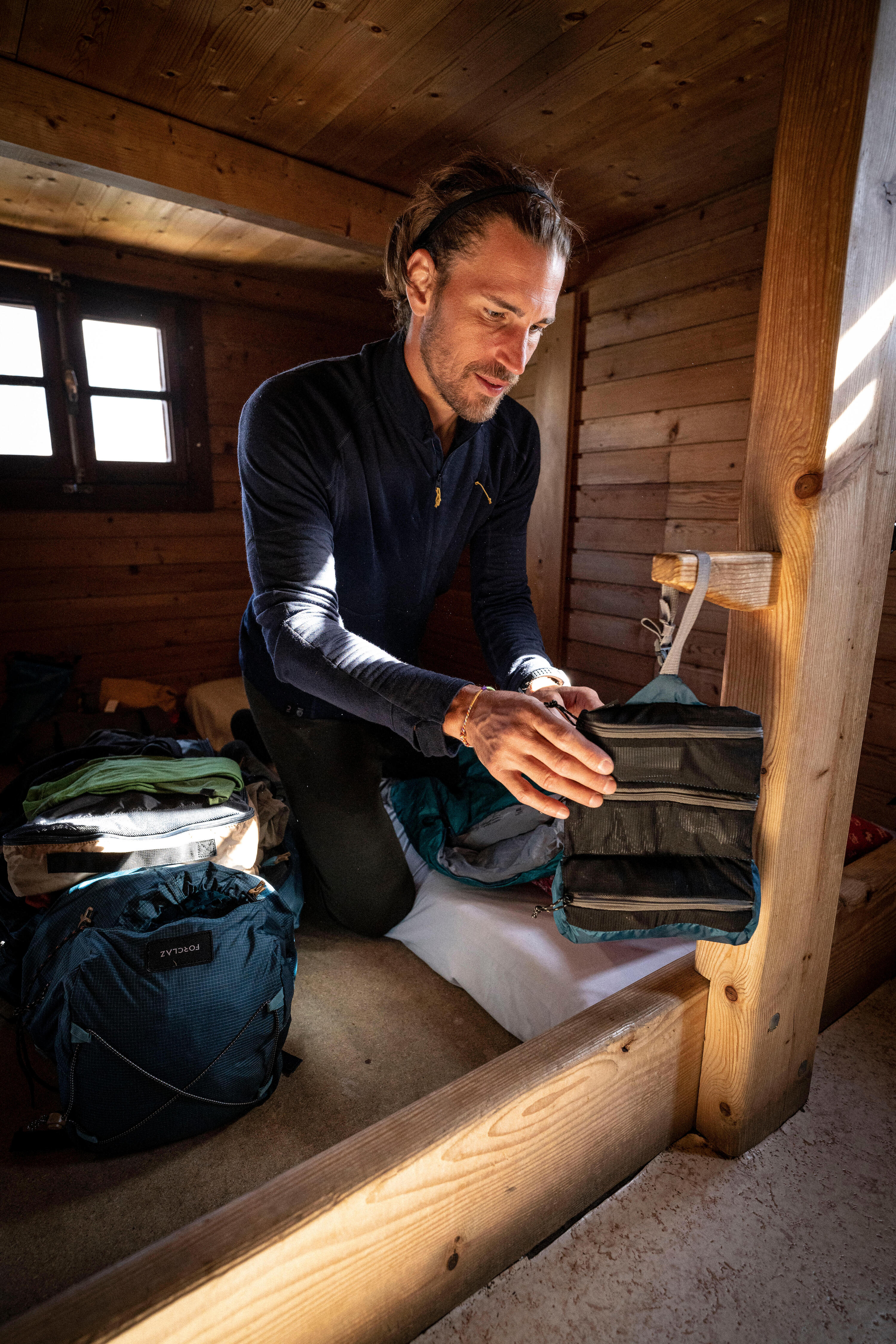Chandail à manches longues et demi-zip en laine mérinos homme, MT 900 17/21