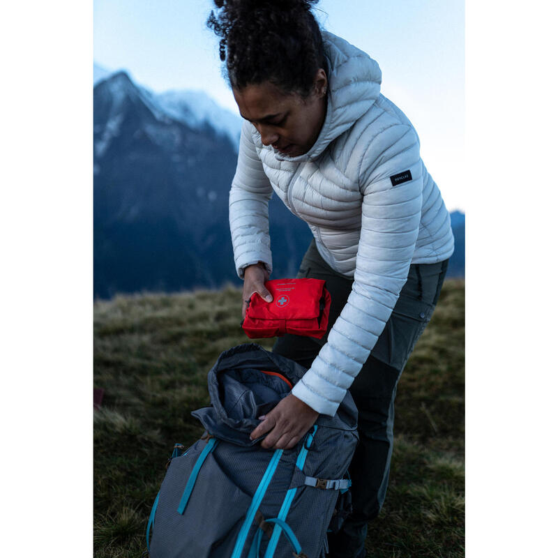 Rucsac Trekking la munte cu husă ploaie MT500 Air 55+10L Gri Damă