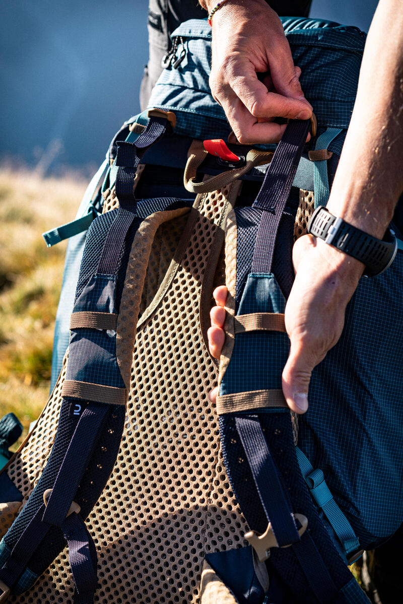 Trekking backpack voor heren 50+10 liter MT500 Air