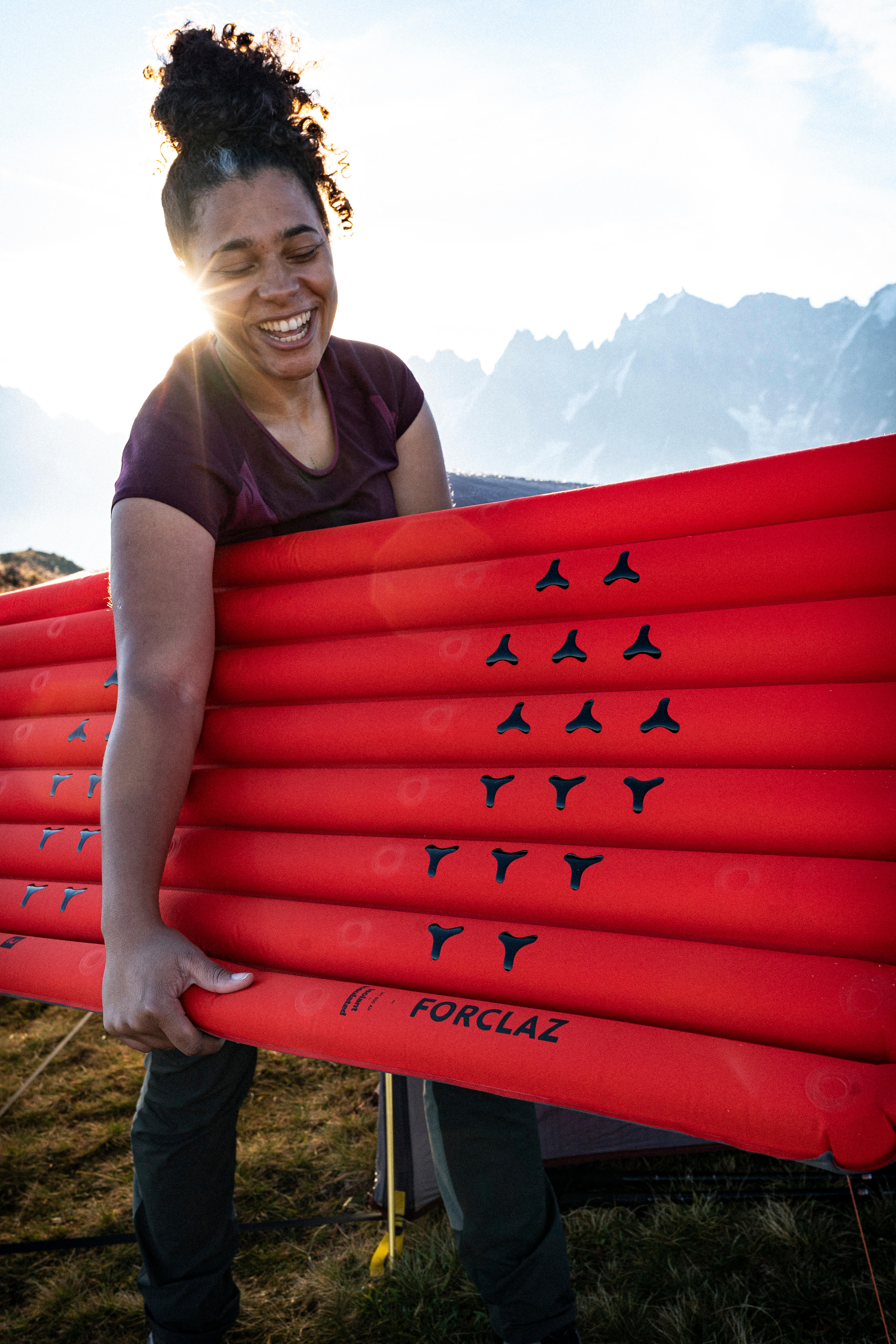 デカトロン エアマットレス SIMOND MT500 Inflatable trekking