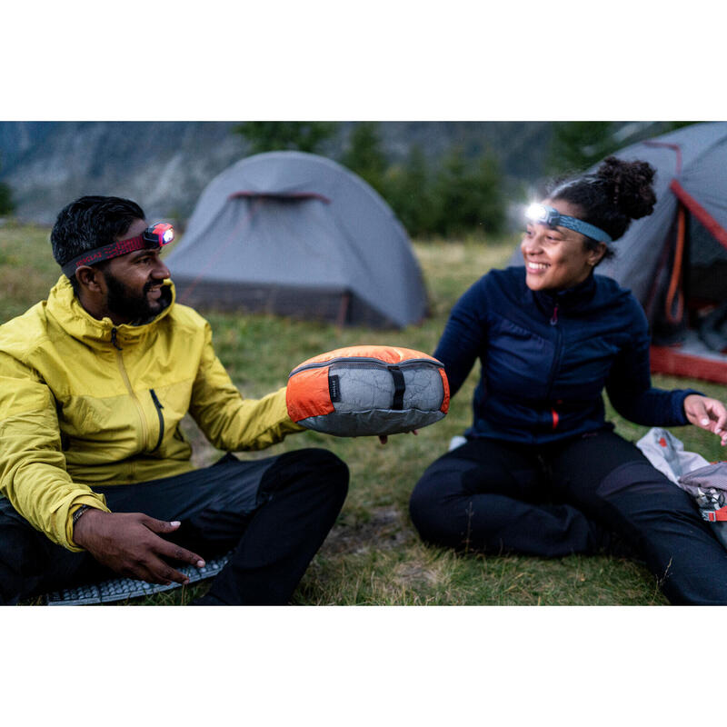 Fundas De Guardado Camping Trekking Forclaz Naranja Amarillo 2X7 L Lote x2