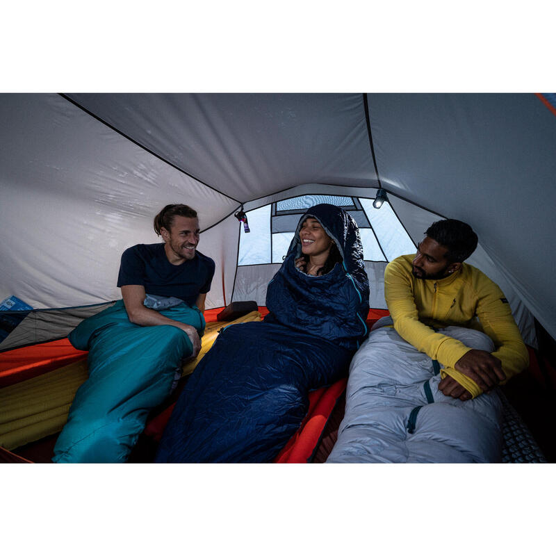 Saco de dormir guata 10 ºC confort forma momia Forclaz Trek500