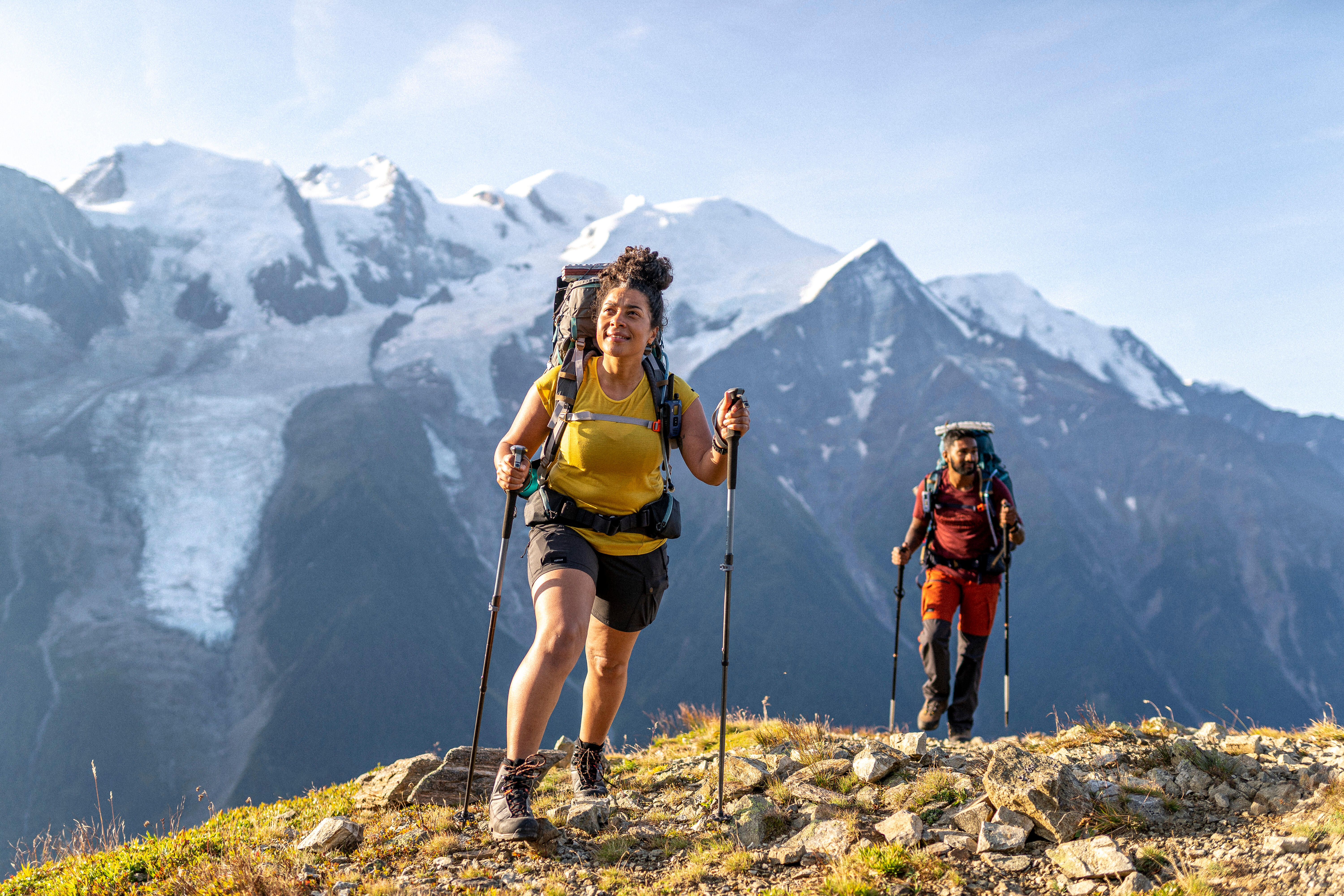 Adjustable Hiking Pole - MT 500 Grey - FORCLAZ