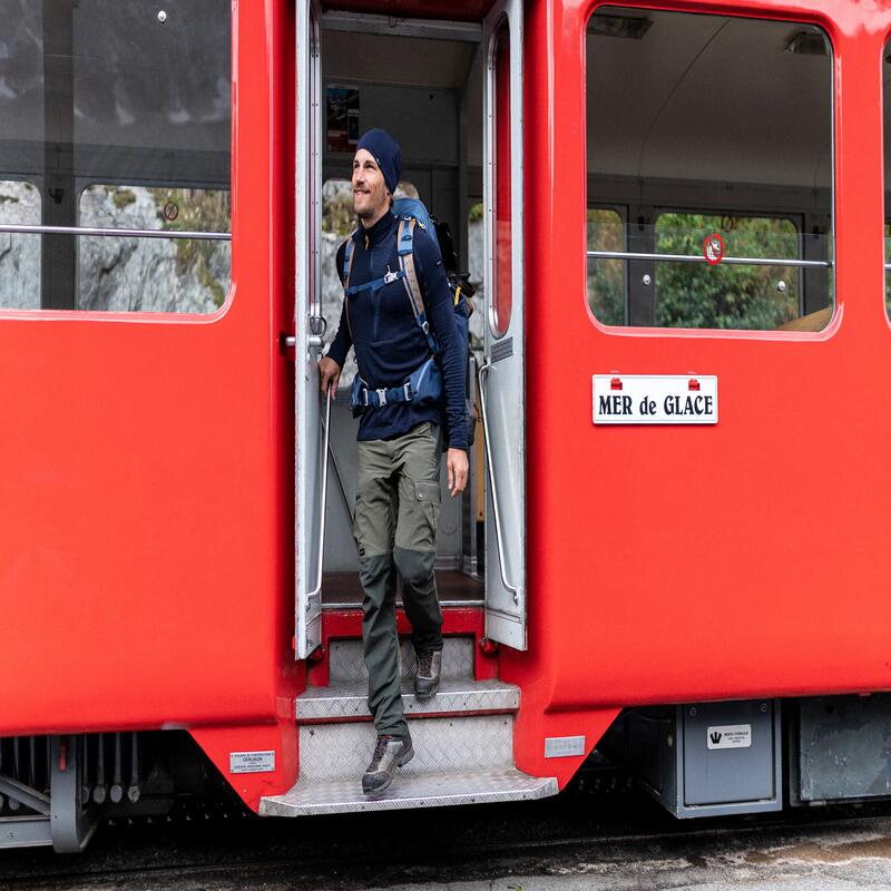 Koszulka męska trekkingowa z długim rękawem Forclaz MT900 merino