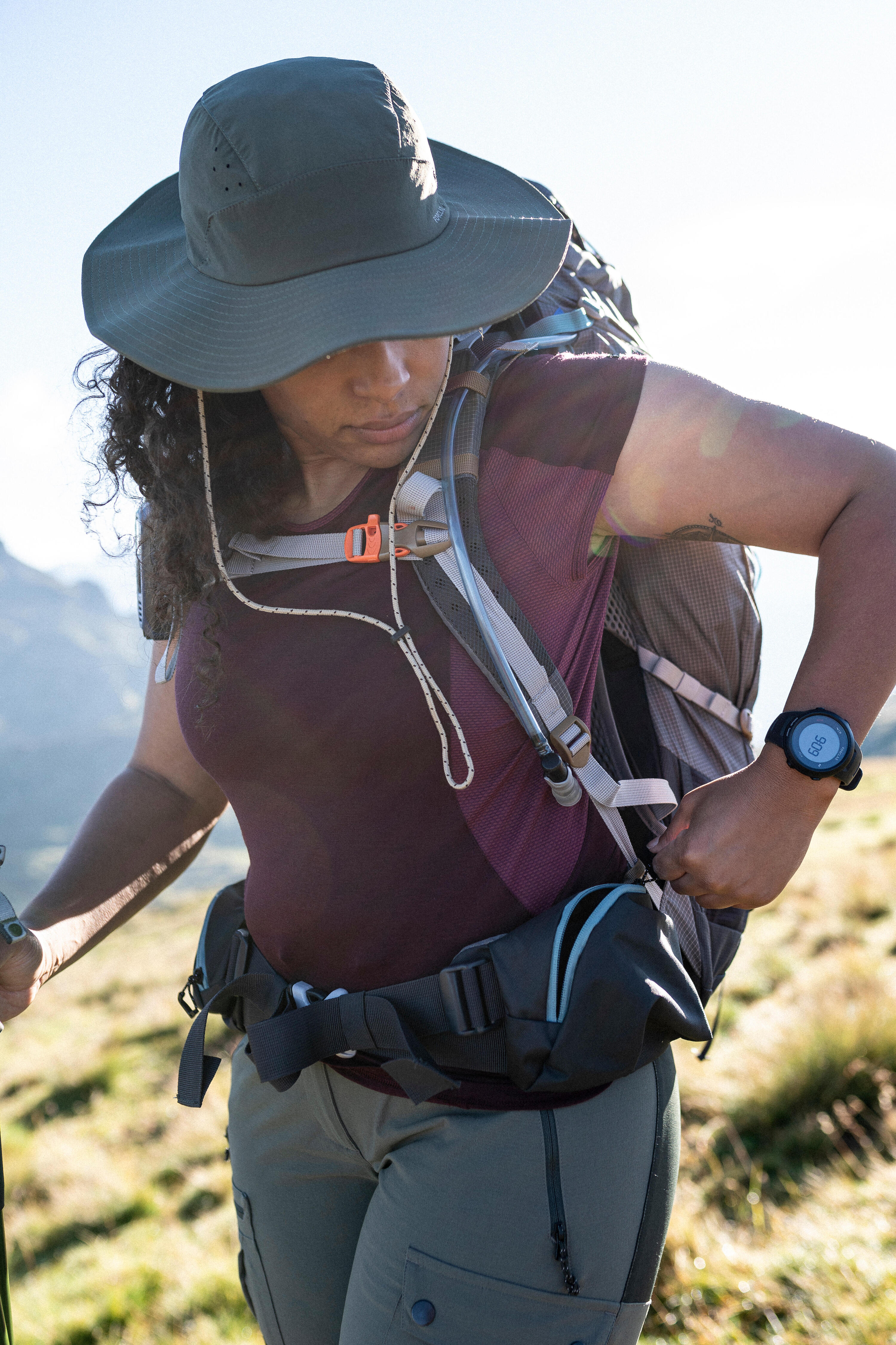 Pantalón de montaña y trekking resistente Mujer Simond MT500 7/11
