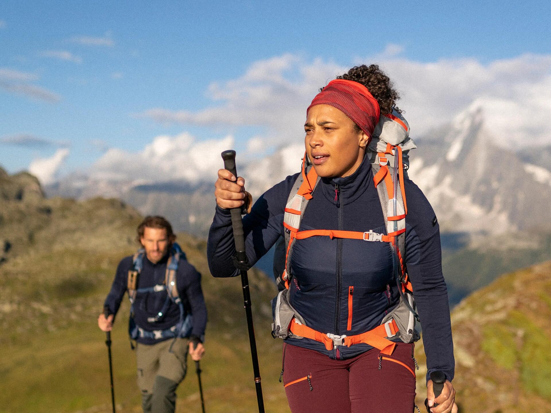 UNTERJACKE DAMEN WANDERN - MT900