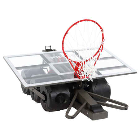 B900 Kids'/Adult Basketball Basket 2.4m to 3.05m Adjusts and stores in 2 minutes