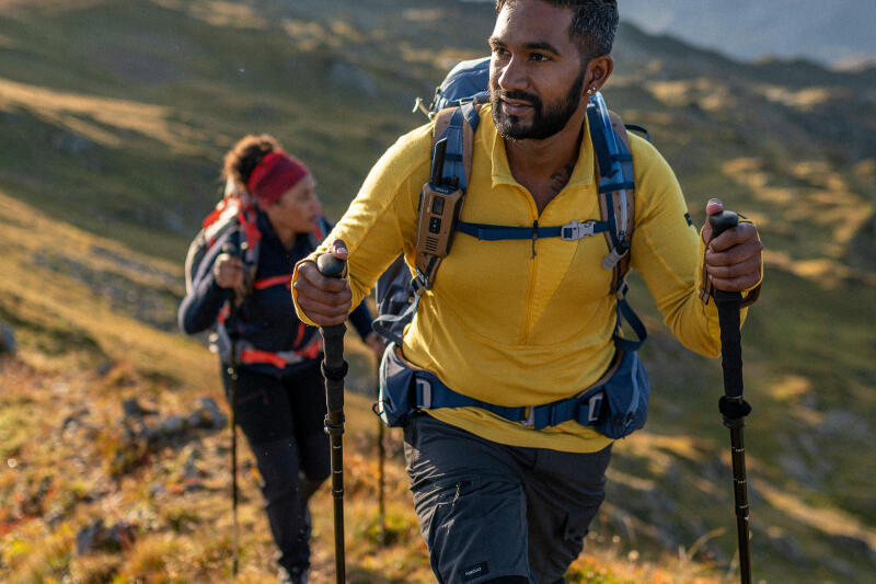 Koszulka męska trekkingowa z długim rękawem Forclaz MT900 merino