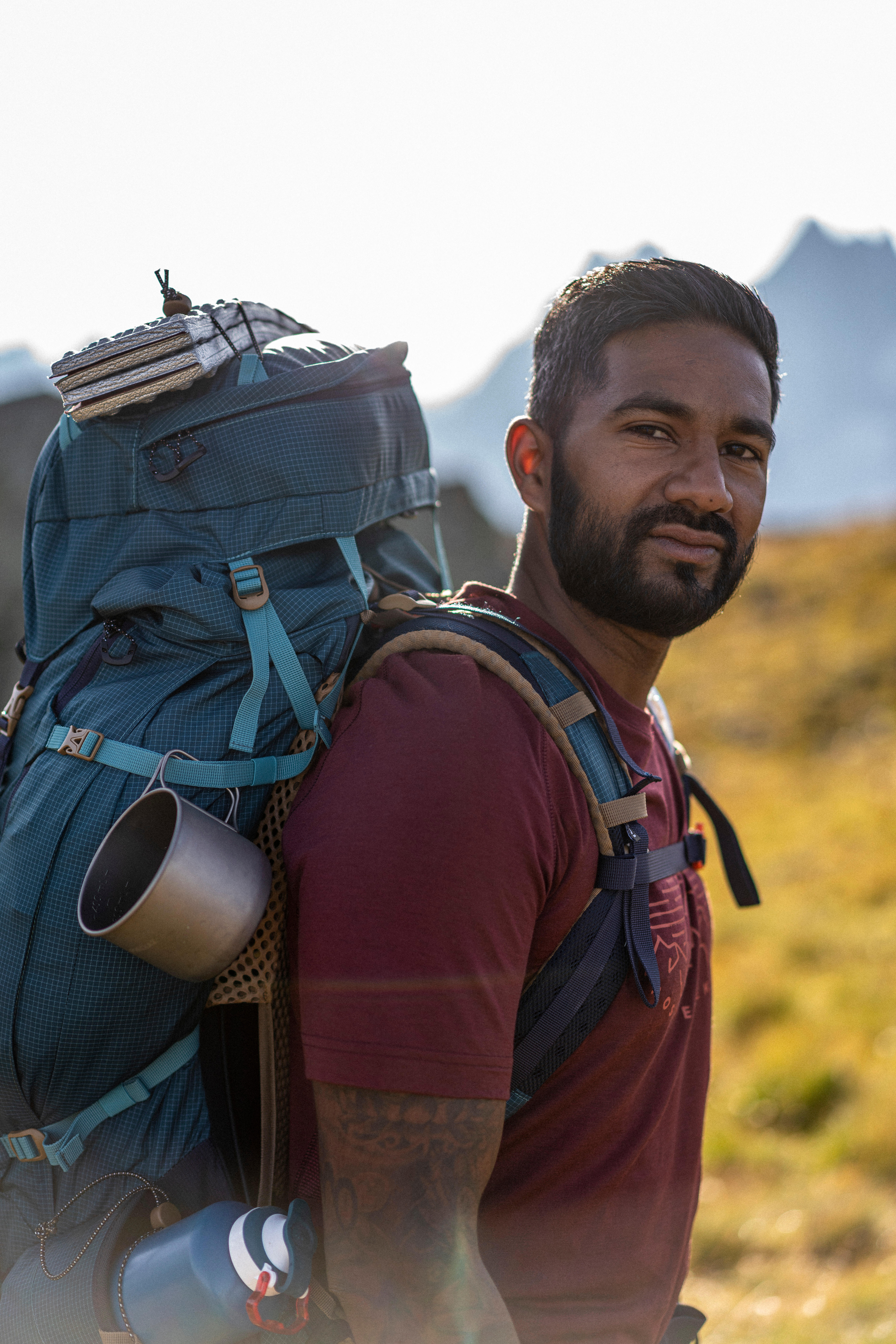Men’s Trekking Backpack 50 + 10 L, MT 500 Air - SIMOND
