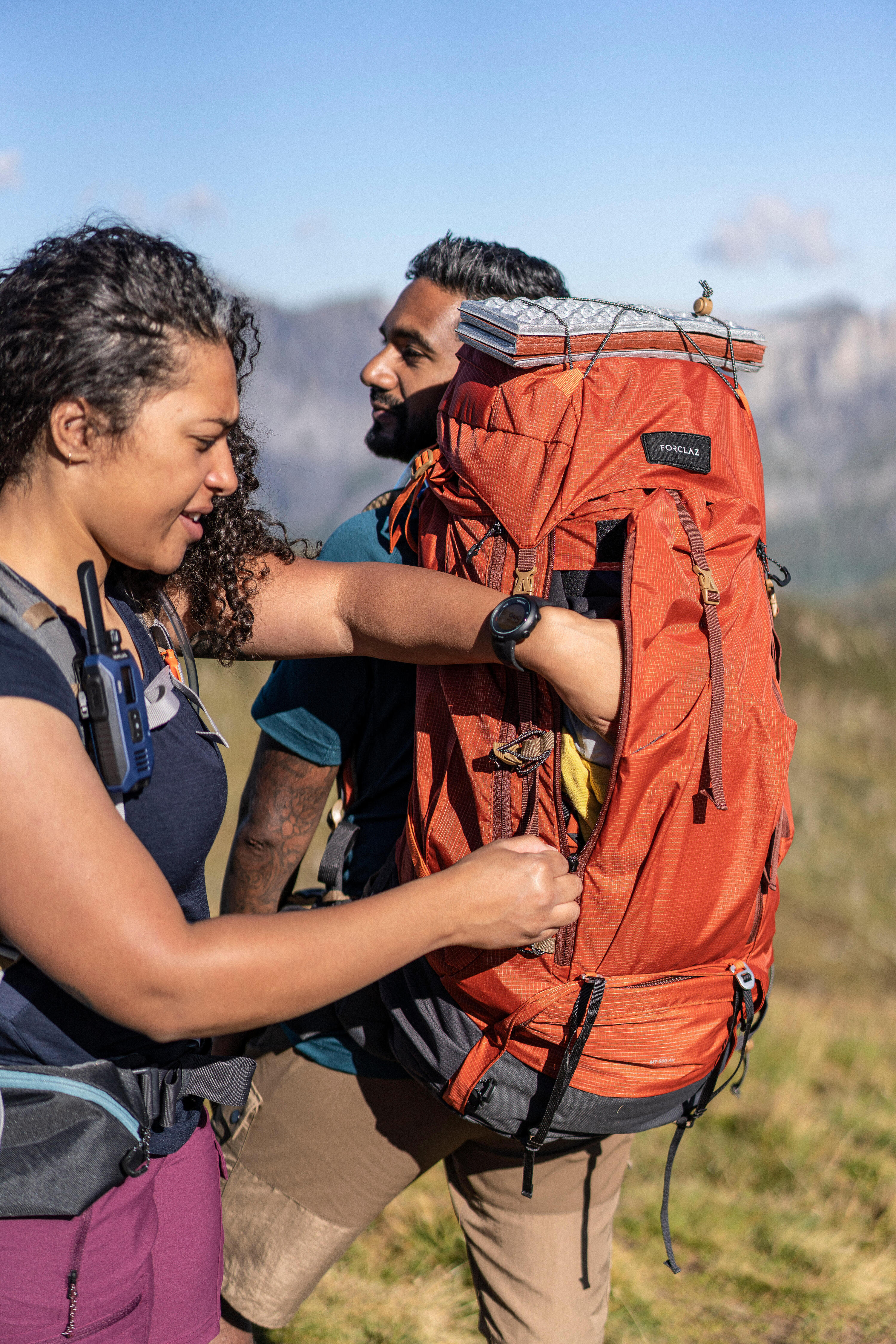 Zaino trekking uomo MT500 AIR 60+10L  33/35