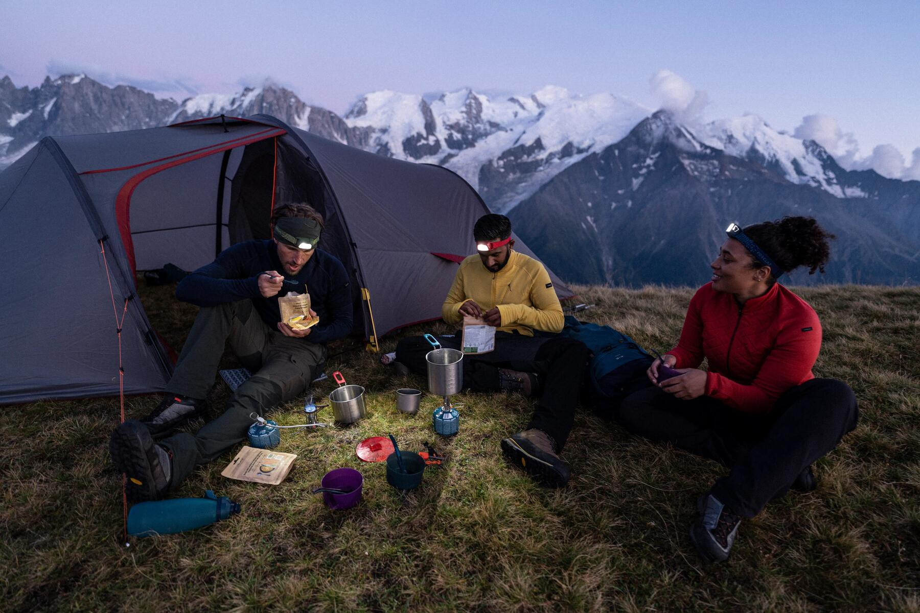 sensation de liberté pendant un trek