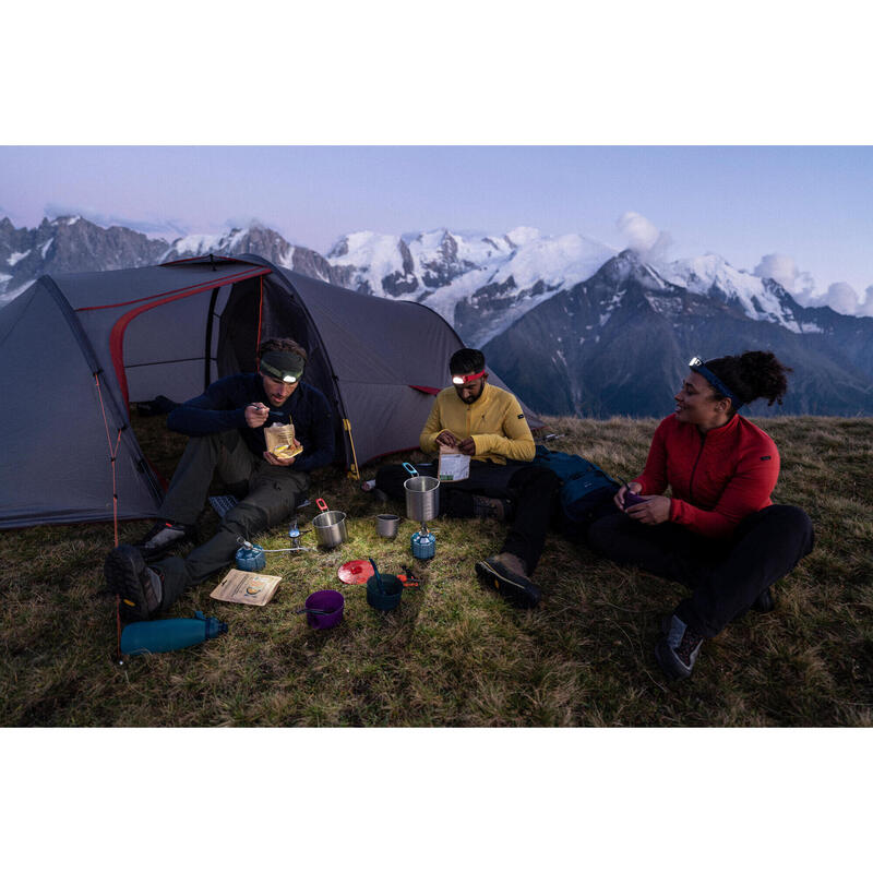 Cubiertos plegables de camping y trekking de plástico Forclaz Trek500