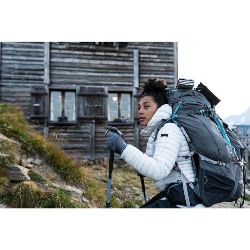 Rucsac Trekking la munte MT500 Air 45+10L Gri Damă 