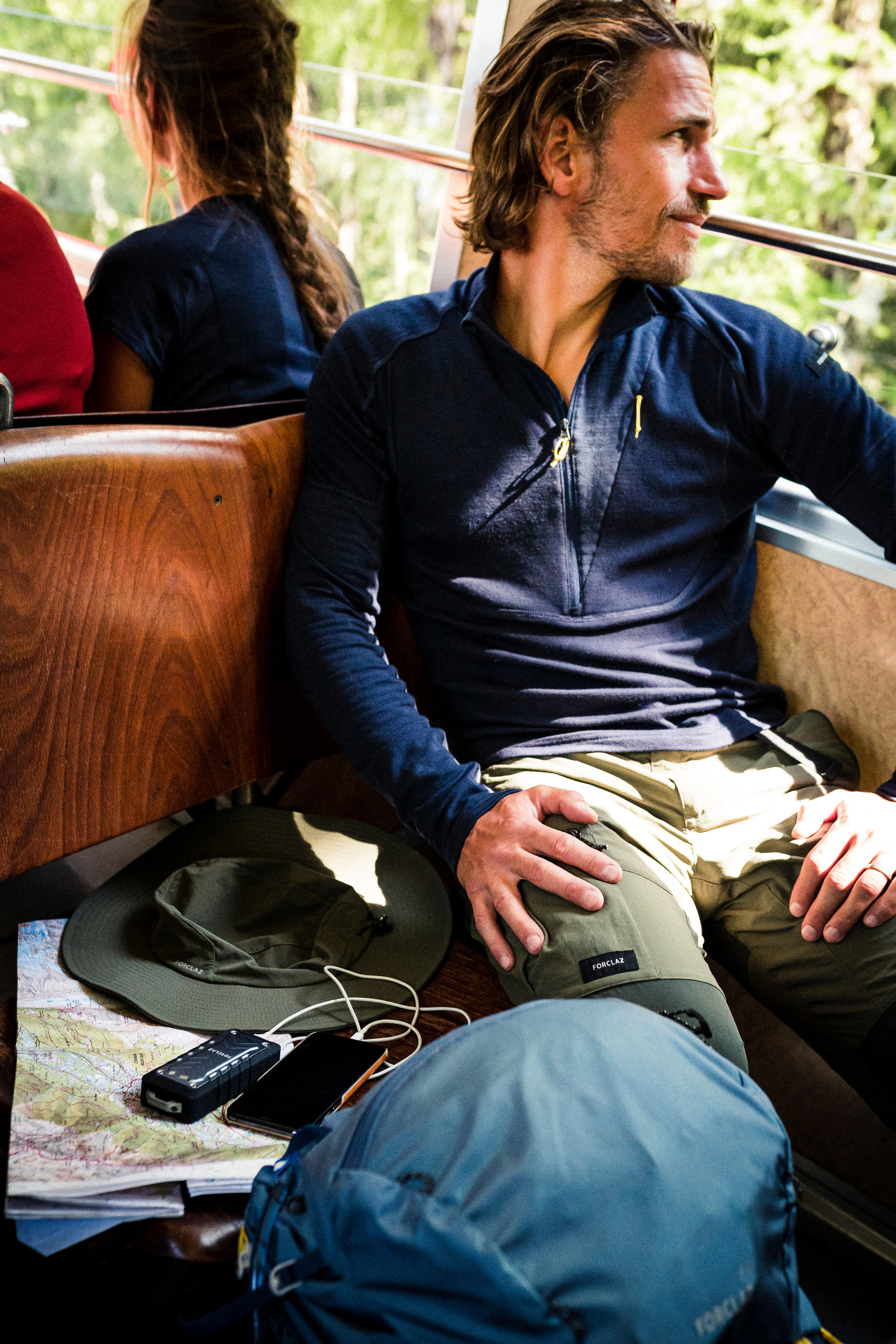 Men's Merino Wool Long-Sleeved Half-Zip T-Shirt – MT 900 - FORCLAZ