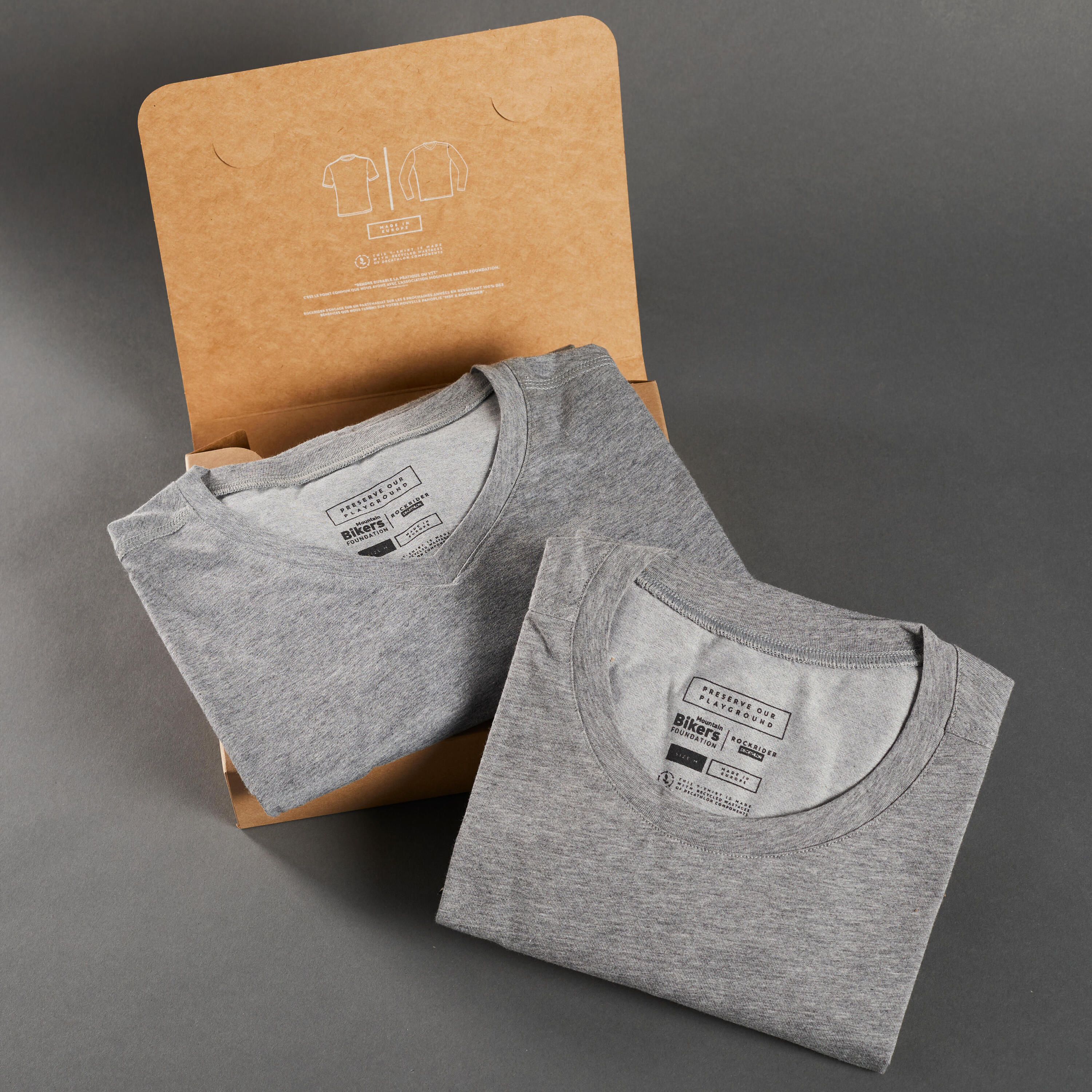 Pack camisetas Colección Asociación MBF Gris 4/11